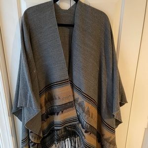 Southwest poncho
